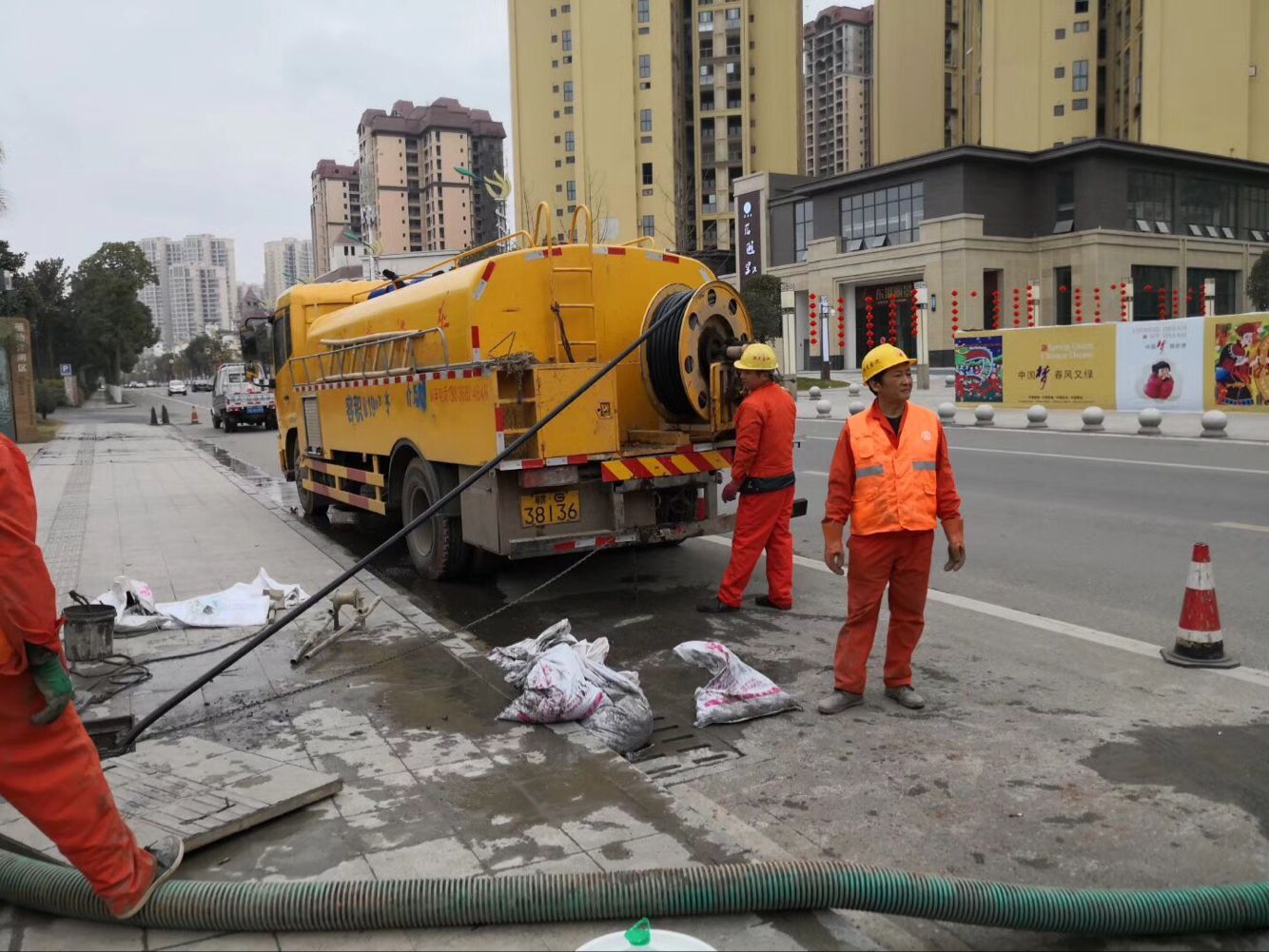 北流排污管道清淤-管道清洗